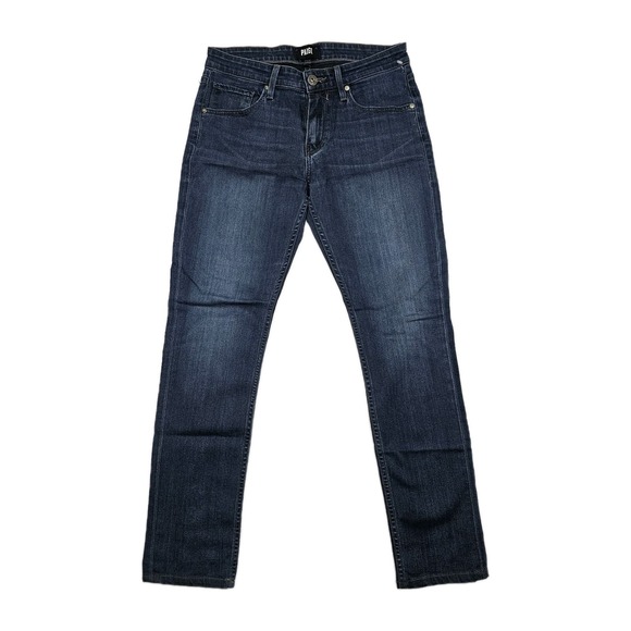 Paige Jeans Womens 30x28 Croft Corban Dark Wash Denim Stretch MId-Rise USA Made - Picture 1 of 10